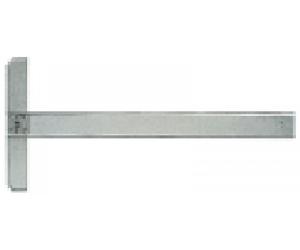 Graphoplex Equerre Té tête fixe vissée 2 bords antitaches 80 cm Transparent