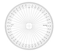 Rapporteur Cercle Entier Grades Ø 20 Cm