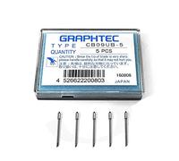 Graphtec - Lot de 5 lames Supersteel 0,9 mm 45 degrés - CB09UB