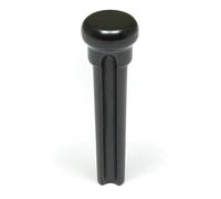 Graphtech Set de 6 chevilles de chevalet noires sans incrustation de points, Plaquettes de chevalet de guitare, Pièces de guitare, Guitare, Synthétique, Noir