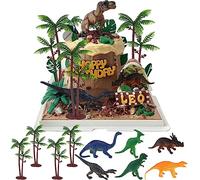 Graplan 10 Pièces Decoration Anniversaire Dinosaure,Dinosaure Gâteau Topper,Dinosaure Décoration de Gâteau,Dinosaure Cake Toppers pour Dinosaure Party Thème Garçons Filles