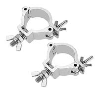Graplan 2 pièces Aluminium Truss Clamp Crochet de fixation pour déplacer des lumières de scène et des projecteurs Crochet de fixation
