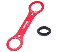 Graplan Centerlock Outil de réparation de pédalier de vélo Clé à molette BB Clé de pédalier Outil de réparation de fourche avant de vélo Outil de réparation de pédalier pour réparation de vélo