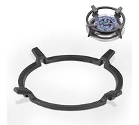 Graplan Support de Poêle à Wok en Fonte Support de Wok Universel Adaptateur Wok Gaz pour Poêle en Fonte Antidérapant Noir, pour Brûleurs,Plaques à Gaz,Cuisinières
