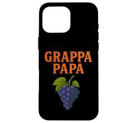 Grappa Papa Distillateur de Raisin Italien Vintage Coque pour iPhone 16 Pro Max