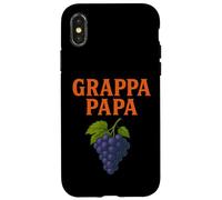 Grappa Papa Distillateur de Raisin Italien Vintage Coque pour iPhone X/XS