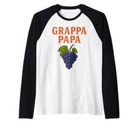 Grappa Papa Distillateur de Raisin Italien Vintage Manche Raglan