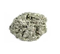 Grappe de pyrite naturelle - Haute énergie Fools Gold Rock Reiki Cristal utilisé pour augmenter la volonté et la manifestation (100-150 g)