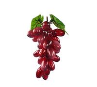 Grappe de raisin Fruits Grain de raisin Art de fruits Fruits en plastique Déco 19 cm rose multicolore Longueur