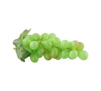 Grappe de raisins artificiels au toucher authentique, parfait pour la décoration de la maison et les environnements éducatifs (vert)