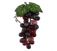 Grappe de raisins réalistes pour décoration d'intérieur intemporelle, parfaite pour les jardins d'enfants et les épiceries (violet)