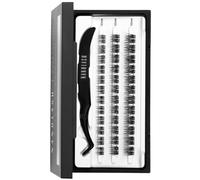 Grappes de cils pré-collés Nanolash - faux cils pre collé, auto adhésifs extension cils, cils autocollants, faux cils pre glued (HEARTBREAKER)