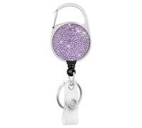Grappes de cordes porte-clés anti-perte Sport RetacRactables Keyrings Retractables Key Badges Badge Anti-Book Buckles Corde, A, taille unique