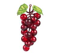 Grappes De Raisins Artificiels - Grappes De Couleurs Mélangées, Présentoir De Fruits Réaliste, Ensemble De Vignes Réutilisables, Décoration De Cuisine Réaliste | Faux Fruits Style Pour Mariage, Maison