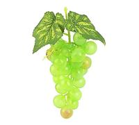 Grappes de raisins artificiels réalistes - Décoration de table avec 18 raisins - Fausses grappes de raisins avec plusieurs couleurs - Artificiel pour pièces, mariages
