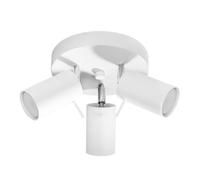 Grappes de spots de plafond - Sollux Lighting - Ring - Blanc - 3x GU10 - IP20