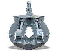 Grappin à ferraille compact pour grue avec moteur de rotation IDROBENNE - PFO4300GRI