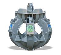 Grappin à ferraille compact pour grue avec moteur de rotation IDROBENNE - PFO5300GRI