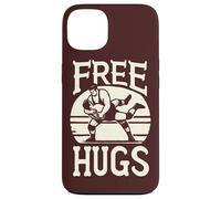 Grappler Funny Wrestling Hold Free Hugs Citation MMA Wrestler Coque pour iPhone 13