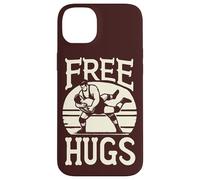Grappler Funny Wrestling Hold Free Hugs Citation MMA Wrestler Coque pour iPhone 14 Plus