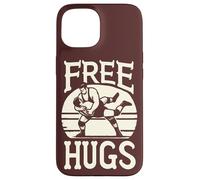 Grappler Funny Wrestling Hold Free Hugs Citation MMA Wrestler Coque pour iPhone 15