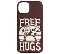 Grappler Funny Wrestling Hold Free Hugs Citation MMA Wrestler Coque pour iPhone 15 Plus