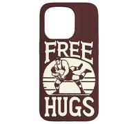Grappler Funny Wrestling Hold Free Hugs Citation MMA Wrestler Coque pour iPhone 15 Pro