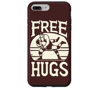 Grappler Funny Wrestling Hold Free Hugs Citation MMA Wrestler Coque pour iPhone 7 Plus/8 Plus