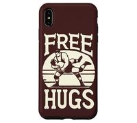 Grappler Funny Wrestling Hold Free Hugs Citation MMA Wrestler Coque pour iPhone XS Max