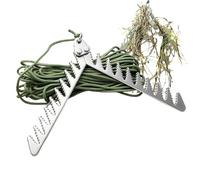 Grappling Hook - Désherbeur de pêche pliable robuste avec corde de 20 mètres - Pour bateau, canoë, pêche, nettoyage des lacs, étangs, cours, piscines, nettoyage extérieur