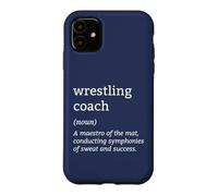 Grappling Wrestling Sports Funny Definition Coach Coque pour iPhone 11