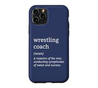 Grappling Wrestling Sports Funny Definition Coach Coque pour iPhone 11 Pro