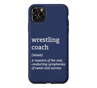 Grappling Wrestling Sports Funny Definition Coach Coque pour iPhone 11 Pro Max