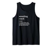 Grappling Wrestling Sports Funny Definition Coach Débardeur
