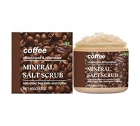 Graptre Du Corps Du Sel De Mer, Gommage Au Sel Minéral D-u Café, Exfoliant Cutané Hydratant, Avec Hydratant Pendant Qu'il Nettoie, Lisse Et Crème Nourrissante, 60G, Pour T-ous Les Types De Peau