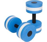 GRARRO Lot de 2 haltères aquatiques pour la piscine et l'aérobic pour l'exercice, aqua, perte de poids, équipement de fitness, haltères de piscine (bleu)