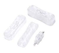 GRARRO Lot de 2 interrupteurs de câblage en plastique transparent pour lampe de chevet