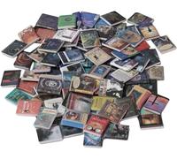 GRARRO Lot de 200 livres miniatures pour maison de poupée, livres miniatures à faire soi-même, accessoires de décoration miniatures, décoration de salon, mini stylo de bibliothèque en mousse