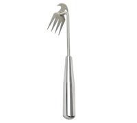 Gras - Puller, Garden Grass Powder, 4 dents Handheld en acier inoxydable Pirlant de gazon - Efficace d'entretien de pelouse pour crabe, chardon