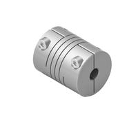 GRASAKY 1 coupleur en aluminium D20L25 20 x 25 mm, taille extérieure, accouplement d'arbre flexible for moteur pas à pas, accessoires d'imprimante 3D Rincé Élastique(6mm to 10mm)