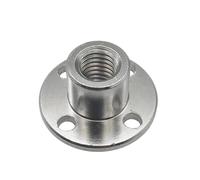 GRASAKY Accouplement à bride M6 M8, écrou d'accouplement à bride, diamètre intérieur 6mm 8mm, coupleur d'arbre moteur fileté, 1 pièce Connecter joint(M8)