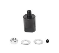 GRASAKY Accouplement à vis M6, alésage 3.17mm 4mm 5mm 6mm 8mm, manchon de coupleur d'arbre de moteur, adaptateur de mandrin de couplage de lame de scie, 1 pièces Connecter joint(4mm)