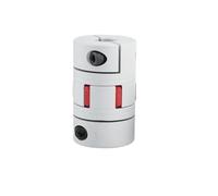 GRASAKY Accouplement d'arbre flexible en aluminium D35L50, alésage de 8 à 20 mm, idéal for les servomoteurs et les connecteurs à vis à billes Rouvert Élastique(10x12.7mm)