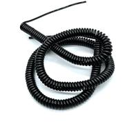 GRASAKY Câble à ressort flexible extensible à 4 conducteurs, 10 mètres, statique, 200 cm, résistant au froid, étiré, rétractable, extensible Rallonge(13AWG)