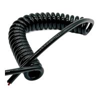 GRASAKY Câble spiralé extensible à ressort de 1,2 mètre, fil à 14 conducteurs for une flexibilité et une durabilité accrues Rallonge(14AWG)