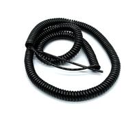 GRASAKY Câble spiralé statique à 4 conducteurs, 60 cm, extensible, souple, isolant, connexion, câble extensible de 3 mètres Rallonge(22AWG)