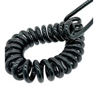 GRASAKY Câble spiralé télescopique à 7 conducteurs, extensible et rétractable, for l'extérieur, 1 mètre Rallonge(20AWG)
