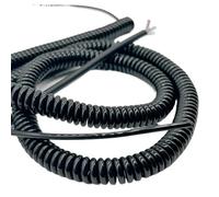 GRASAKY Câble télescopique spiralé à 9 conducteurs 24 AWG 0,2 mm carré à ressort extensible Rallonge(Stretch 4 meters)