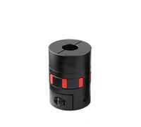 GRASAKY Connecteur d'accouplement flexible D64 L90 for moteur CNC, vis à billes, mâchoire araignée, coupleur d'arbre en acier, alésage de 16 mm à 38 mm Rouvert Élastique(22mm to 22mm)