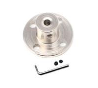 GRASAKY Connecteur de moteur de coupleur d'arbre de guidage de moteur de couplage à bride rigide ronde de 6mm, 1 pièce Connecter joint(7MM bore)